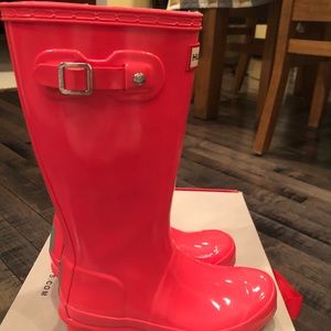 Girls Hunter Boots size 2